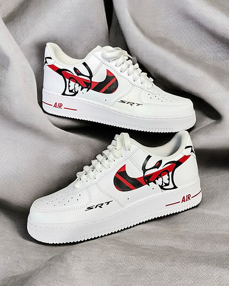 air force 1 white customized