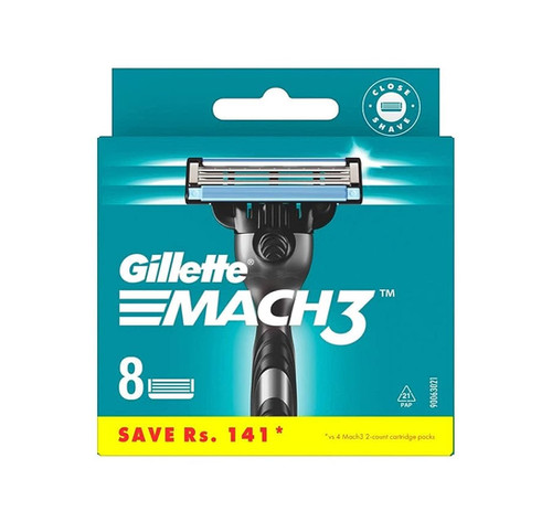 Gillette Mach 3 Blades 8's | Alanwar Trading