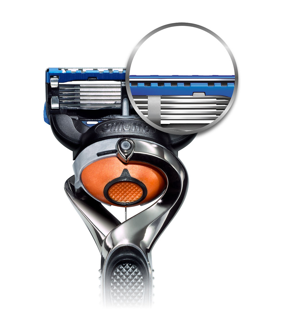 Thumbnail: Gillette Fusion 5 Proglide Flexball Razor 2up
