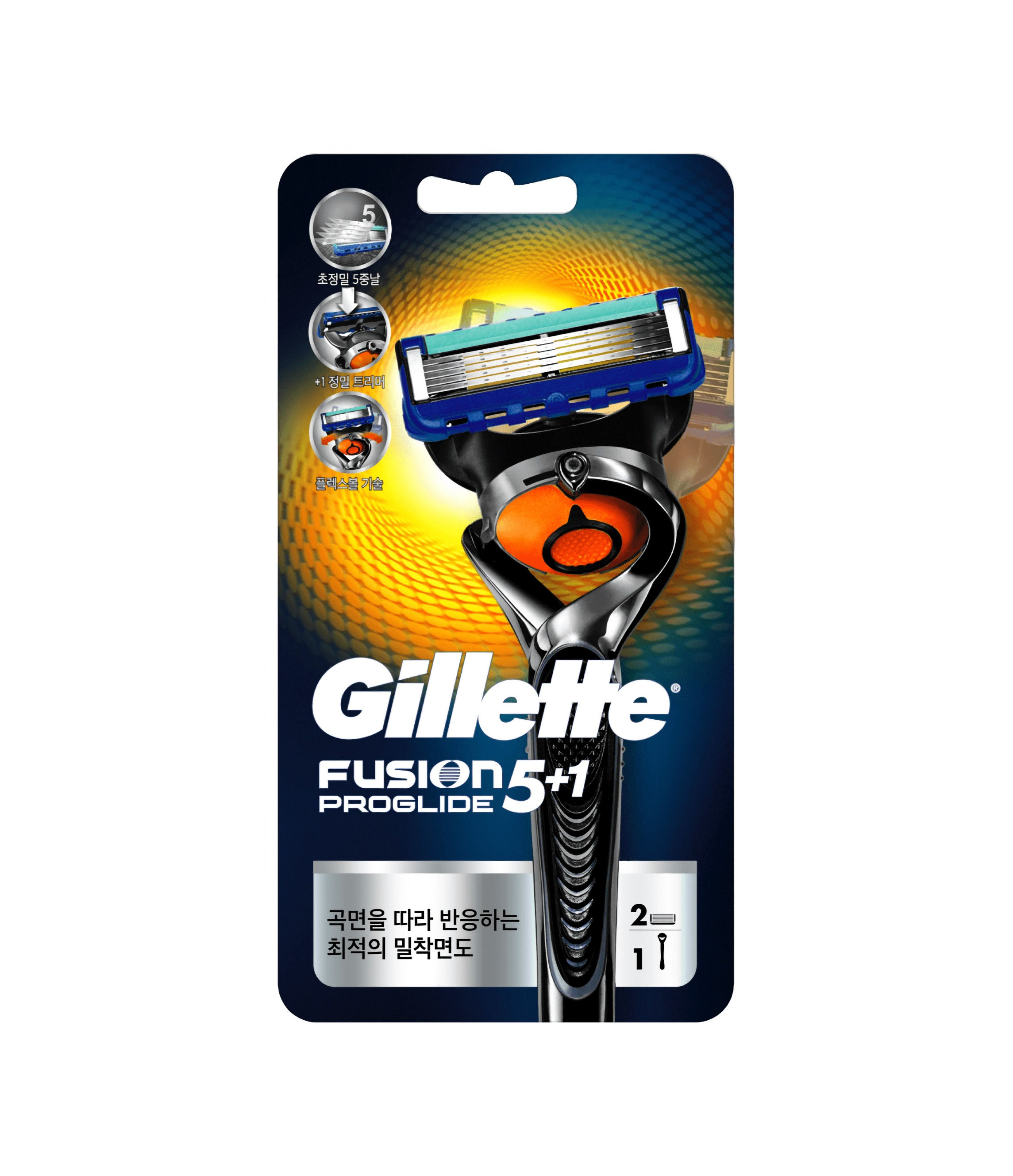 Gillette Fusion 5 Proglide Flexball Razor 2up