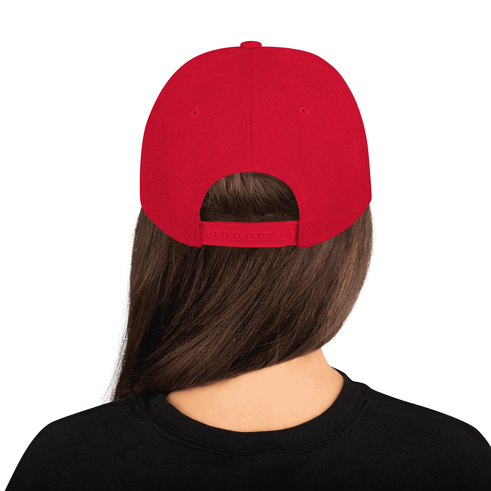 Thumbnail: Donkeyman Records Red Graffiti Snapback Hat