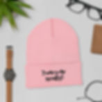 Thumbnail: Donkeyman Records Black Graffiti Cuffed Beanie