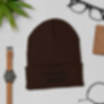 Thumbnail: Donkeyman Records Black Graffiti Cuffed Beanie