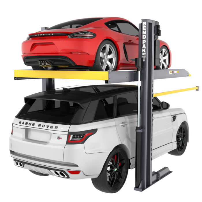 Thumbnail: BendPak PL-6000DCX 6,000 lb Dual-Width Parking Lift – Extended Car Stacker