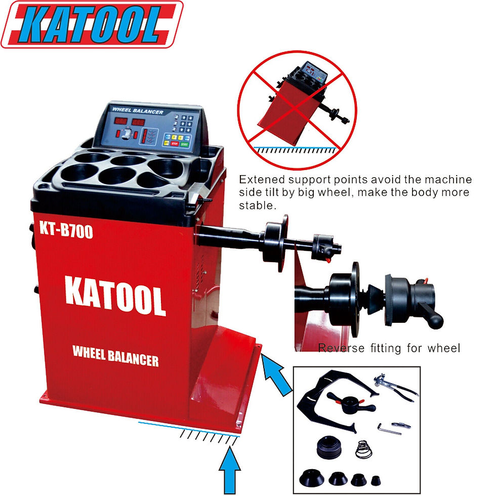 Thumbnail: Katool KT-T800 Tire Changer & KT-B700 Wheel Balancer Combo