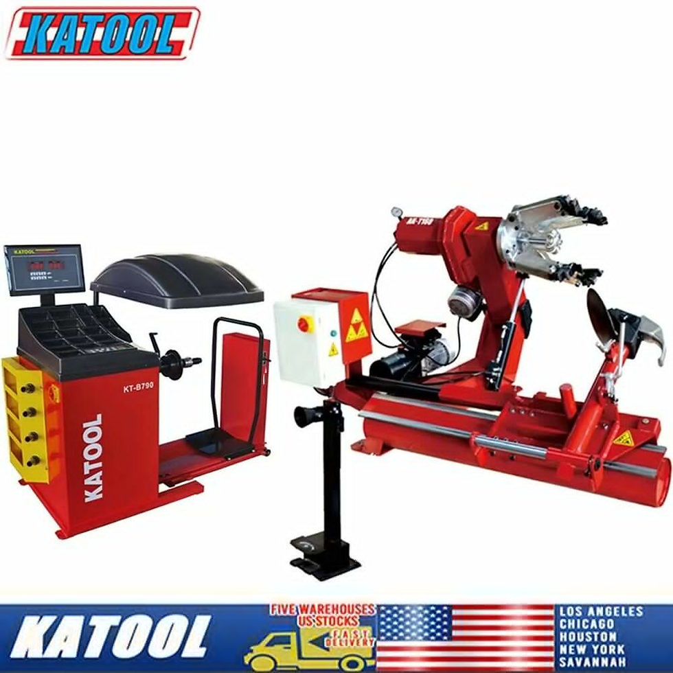 Thumbnail: Katool KT-T160 & KT-B790 HD Tire Changer and Wheel Balancer Combo