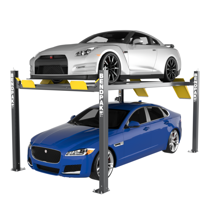 BendPak HD-9EWT 9,000 lb Four Post Car Lift – Extra Wide & Tall Configuration