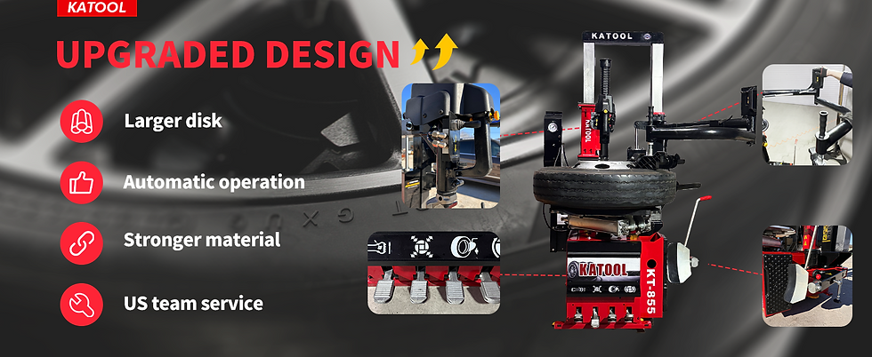 Thumbnail: Katool KT-T855 Vertical Tire Press Tire Changer