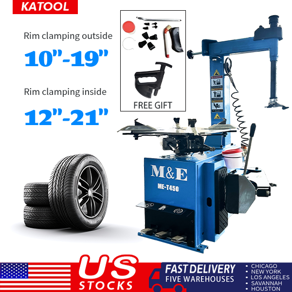 Thumbnail: Autool M&E ME-T450 Tire Changer Machine 10" – 24" Rim Capacity