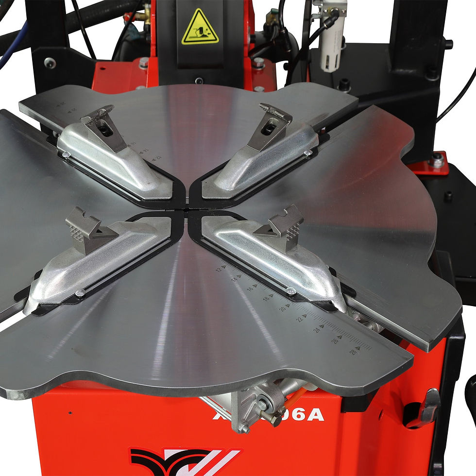 Thumbnail: XK 806A Tire Changer Combo Rim Clamp 14"-28" – Complete Tire Shop Package