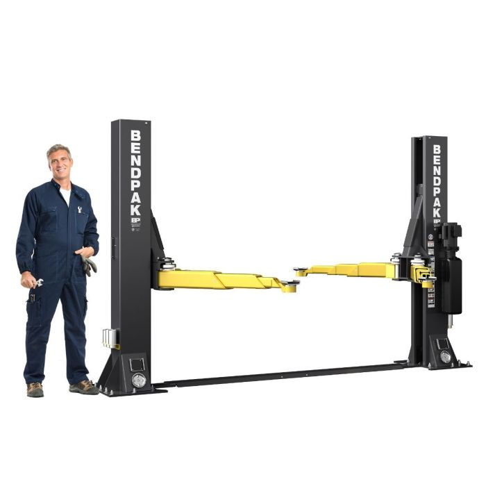 Thumbnail: BendPak 10AP-SRT Short-Rise Two Post Car Lift – 10,000 lb Capacity – Floorplate