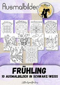 Ausmalbilder Frühling