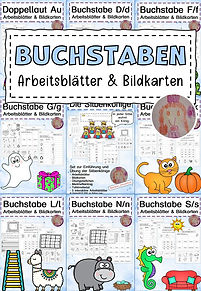 Buchstabeneinführung - Arbeitsblätter und Bildkarten