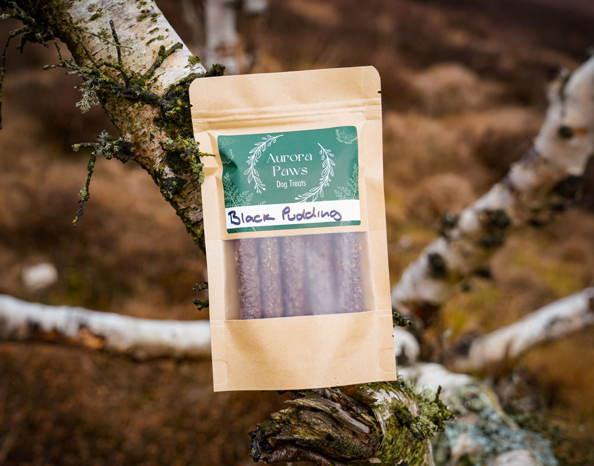 Aurora Paws Black Pudding dog treats