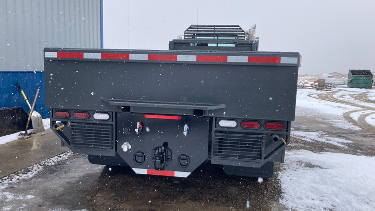 well-drilling truck