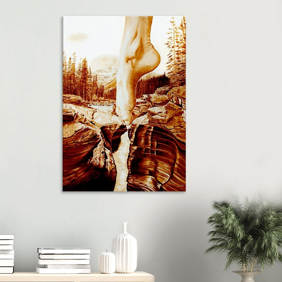 Thumbnail: nature testing the water coffee art dining area wall art