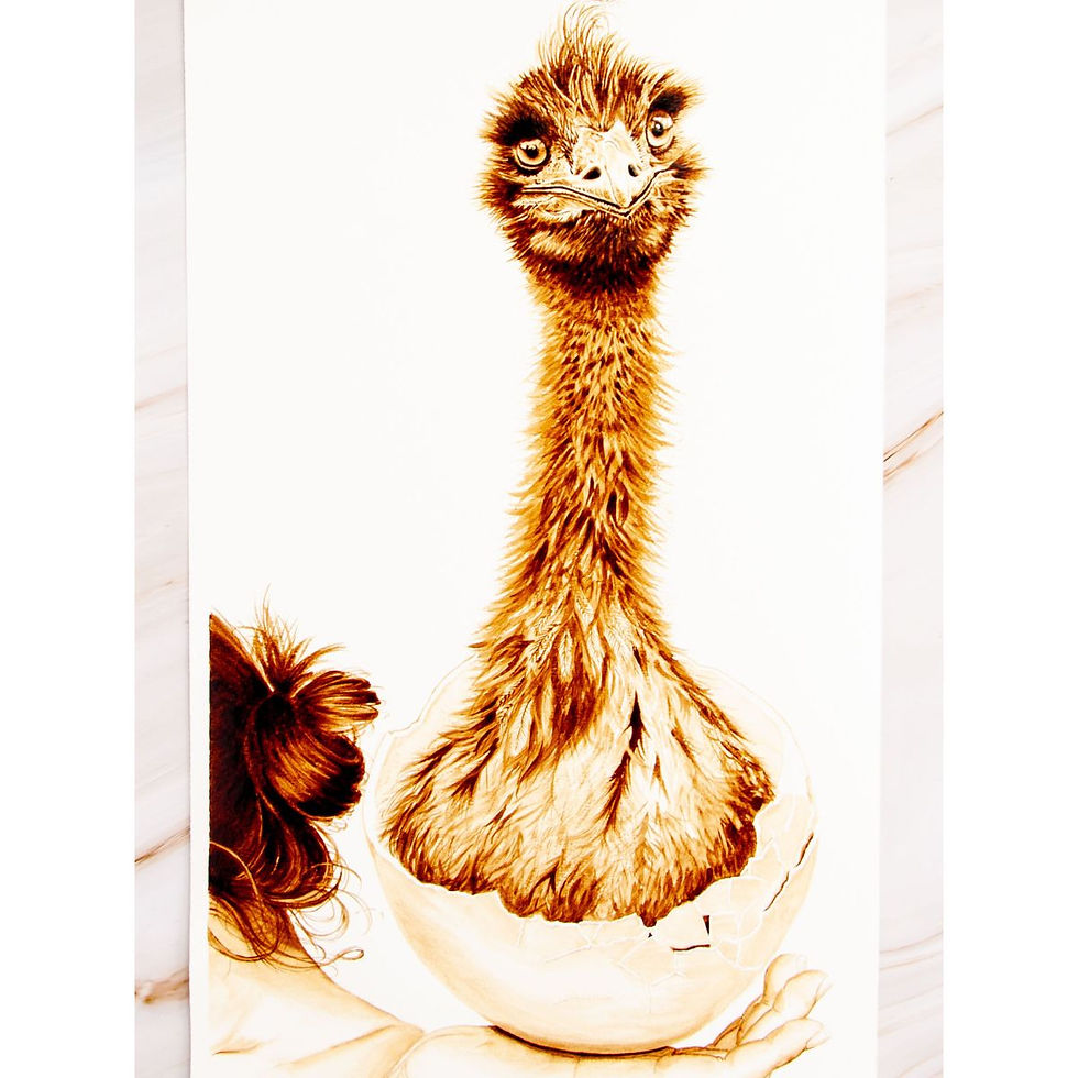 Thumbnail: Ostrich art collector