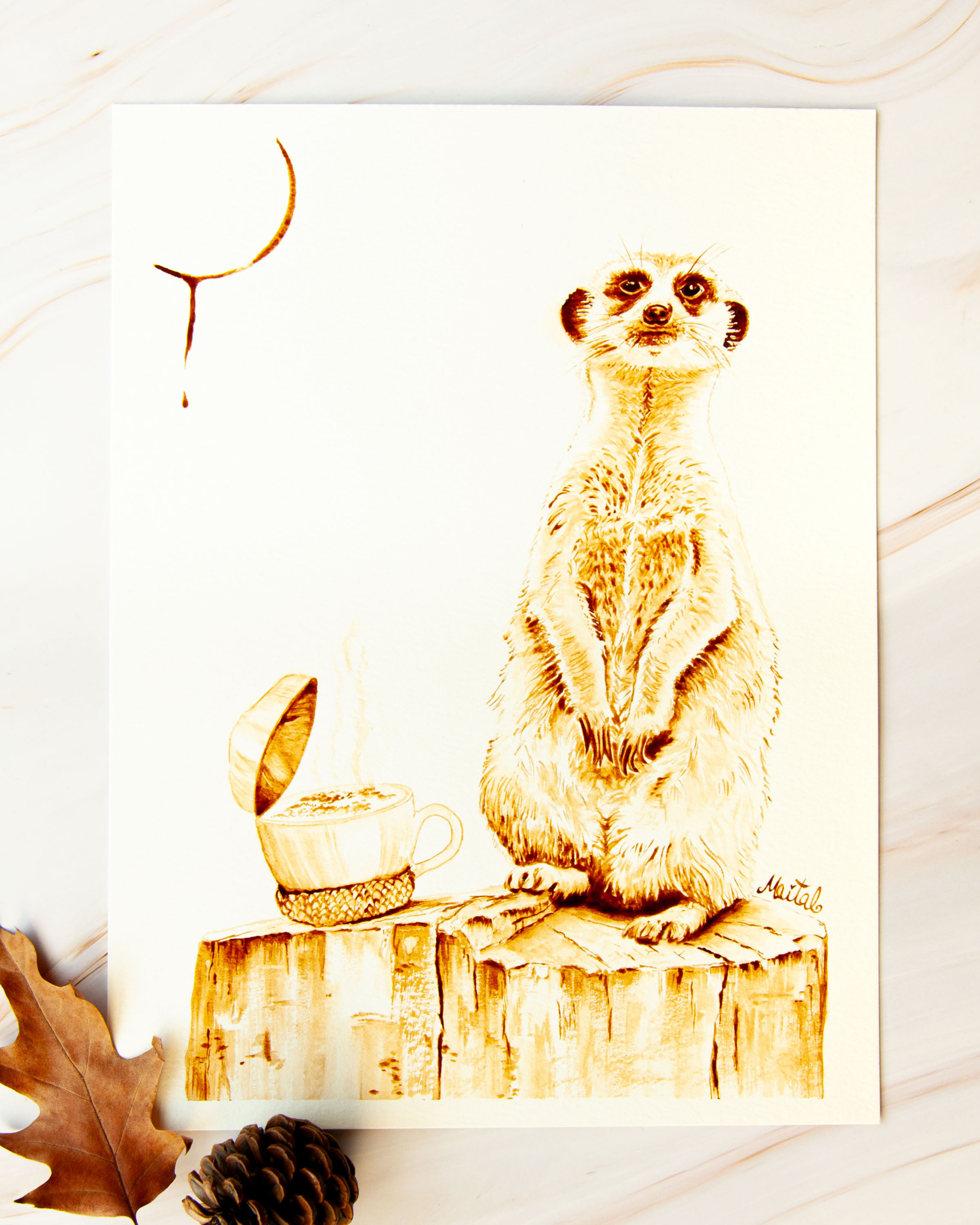Meerkat OriginalCoffee ART