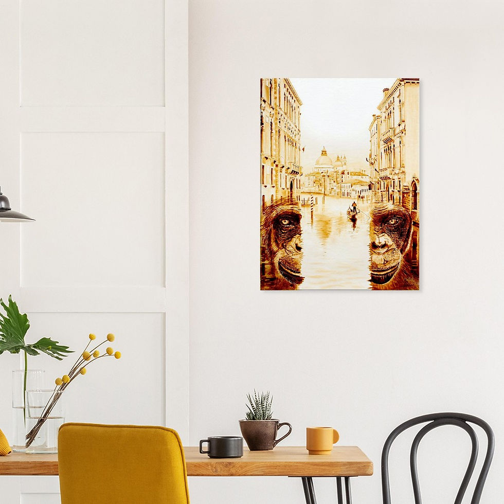 Thumbnail: gondola canal artwork for kitchen