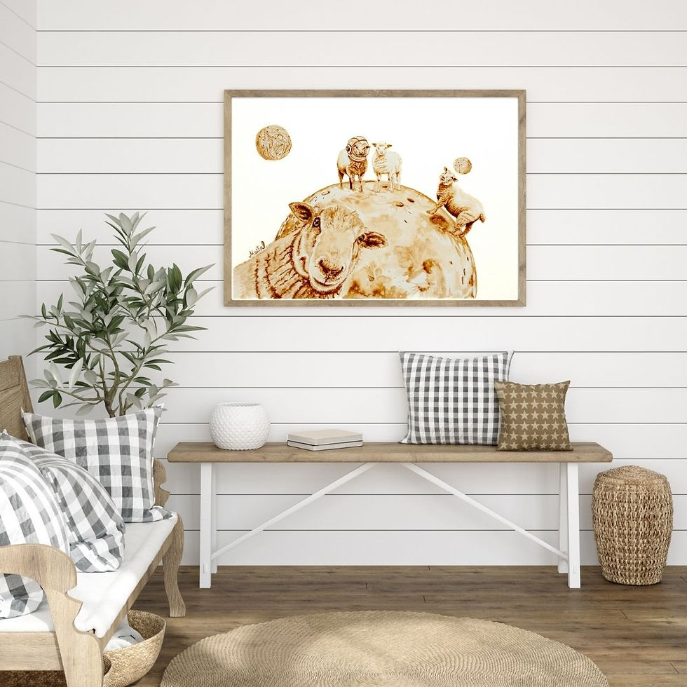 Thumbnail: funny animal art print
