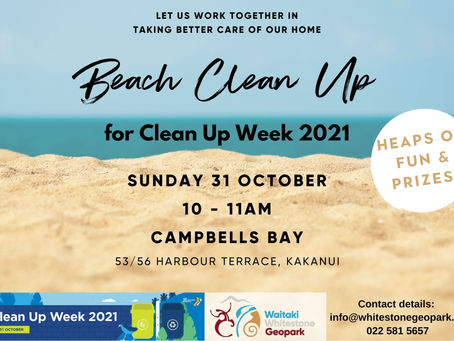 31.10.21: BEACH CLEAN UP AT CAMPBELLS BAY
