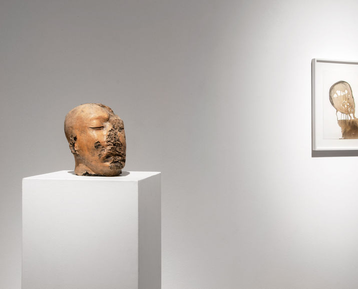 Installation view_Filippi-Manai_Testa o Testa, Studio la Linea Verticale