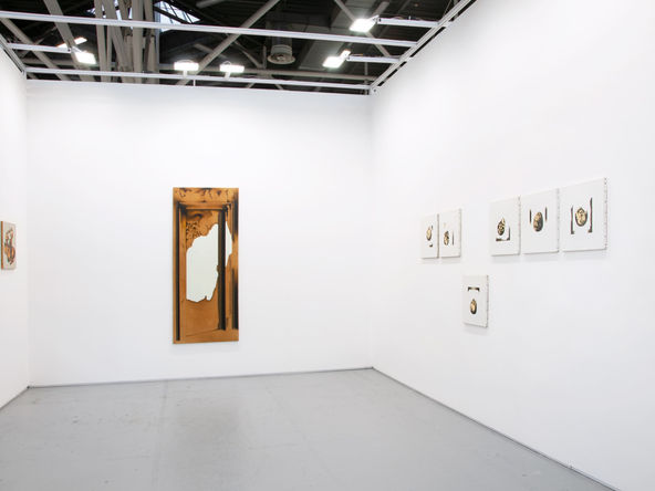 ArteFiera Bologna 2025 Sezione Pittura XXI a cura di Davide Ferri Alberto Colliva in mostra con Studio la Linea Verticale Arte Contemporanea di Bologna in Ambiguità inequivocabili, doppia personale con Vittorio Mascalchi