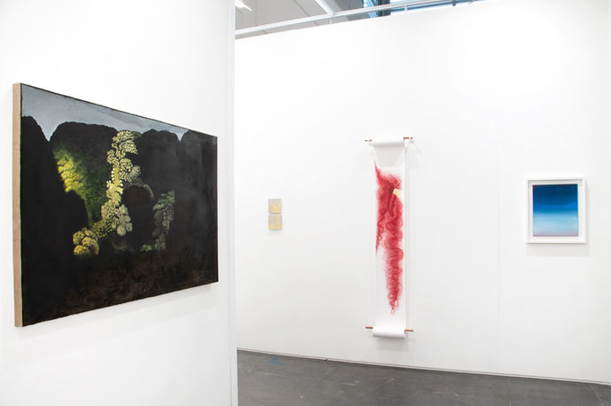 Valentina Palmi in mostra ad artverona 2025 studio la linea verticale bologna