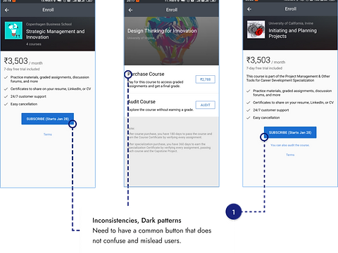 Coursera screenshots