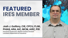 Featured IRES Member: Josh J. Guillory