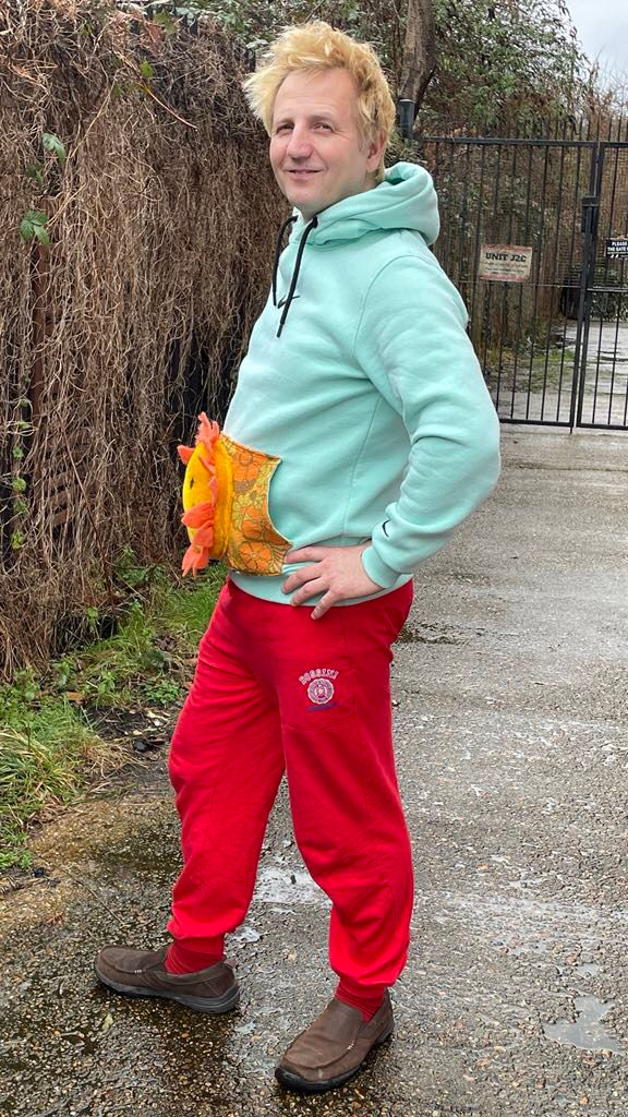 Thumbnail: Happy hoody Nike sweat, up-cycled