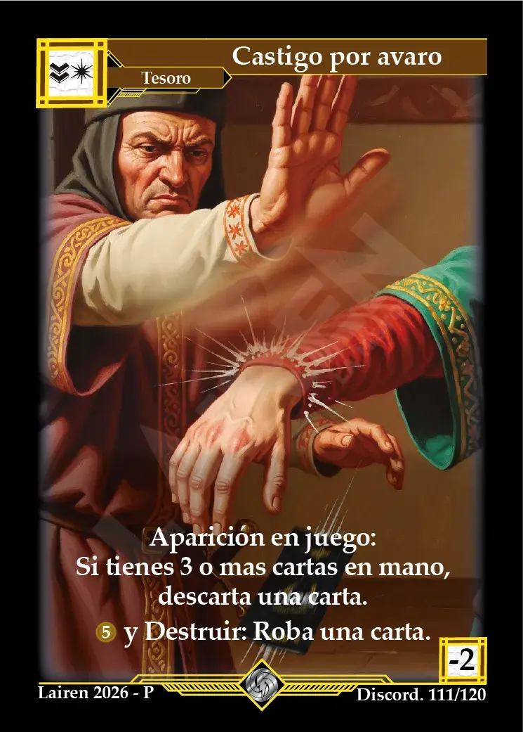 111 CASTIGO POR AVARO