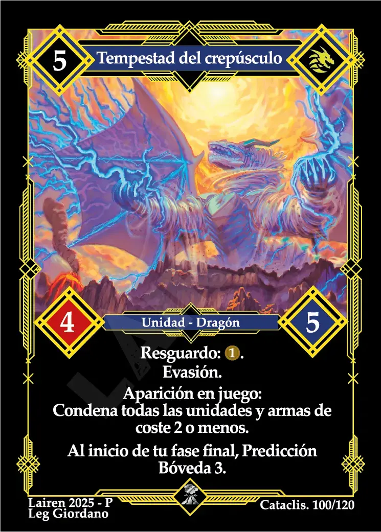 100 TEMPESTAD DEL CREPUSCULO