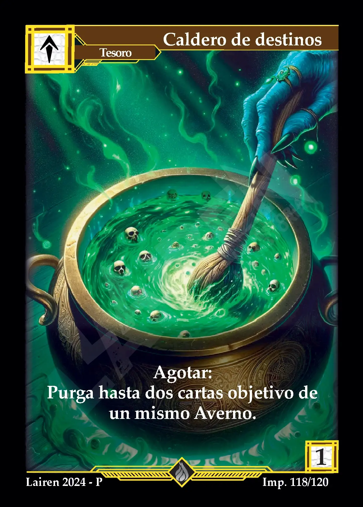 118 CALDERO DE DESTINOS PRECON MAGO/PIRATA