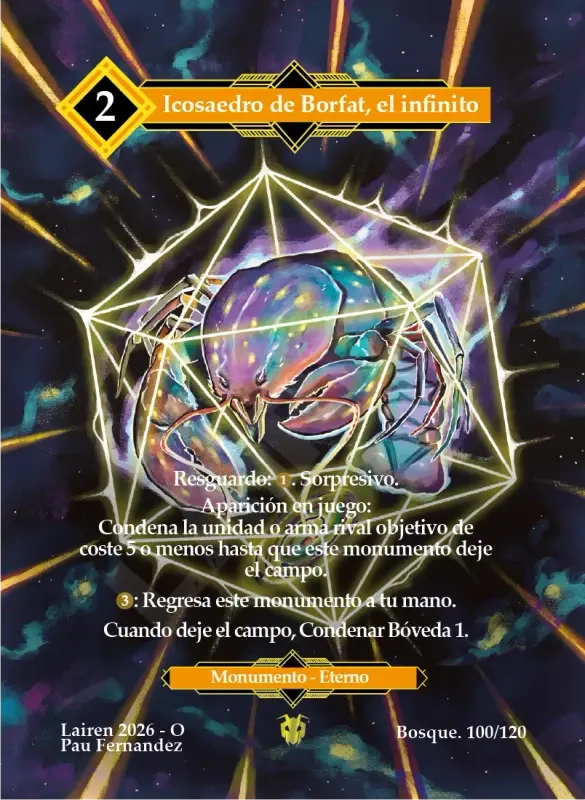 100 ICOSAEDRO DE BORFAT, EL INFINITO FULL ART