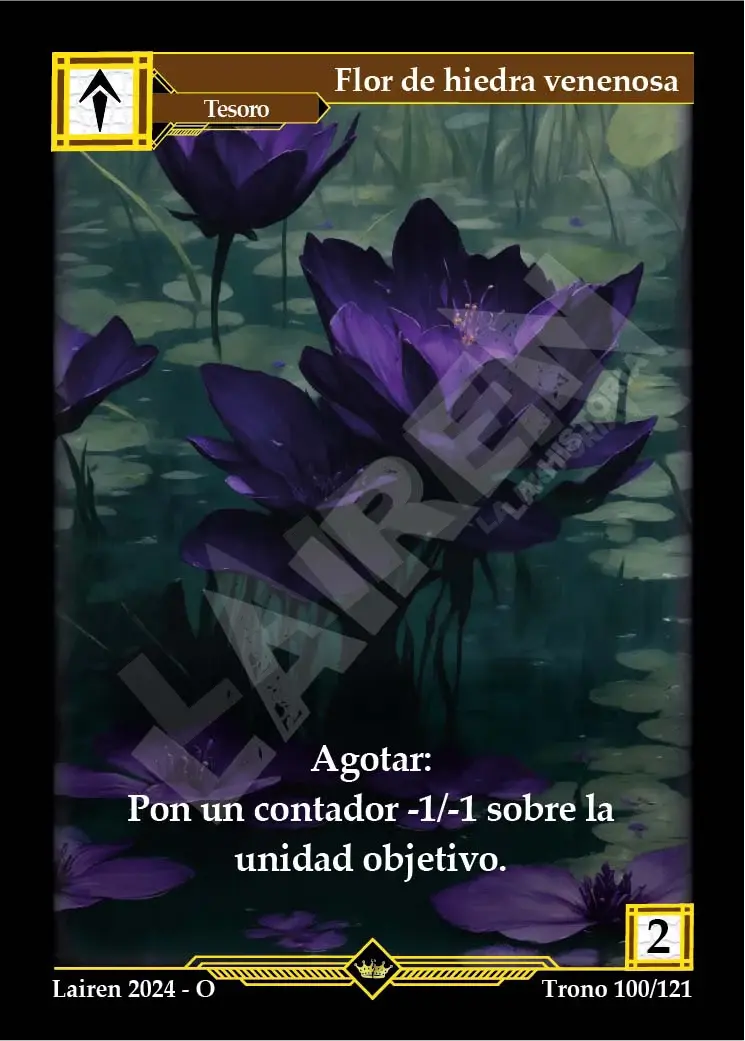 100 FLOR DE HIEDRA VENENOSA PRECON DEMONIO/ELEMENTAL