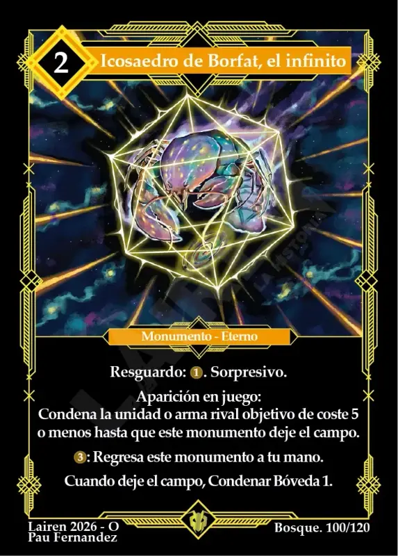 100 ICOSAEDRO DE BORFAT, EL INFINITO