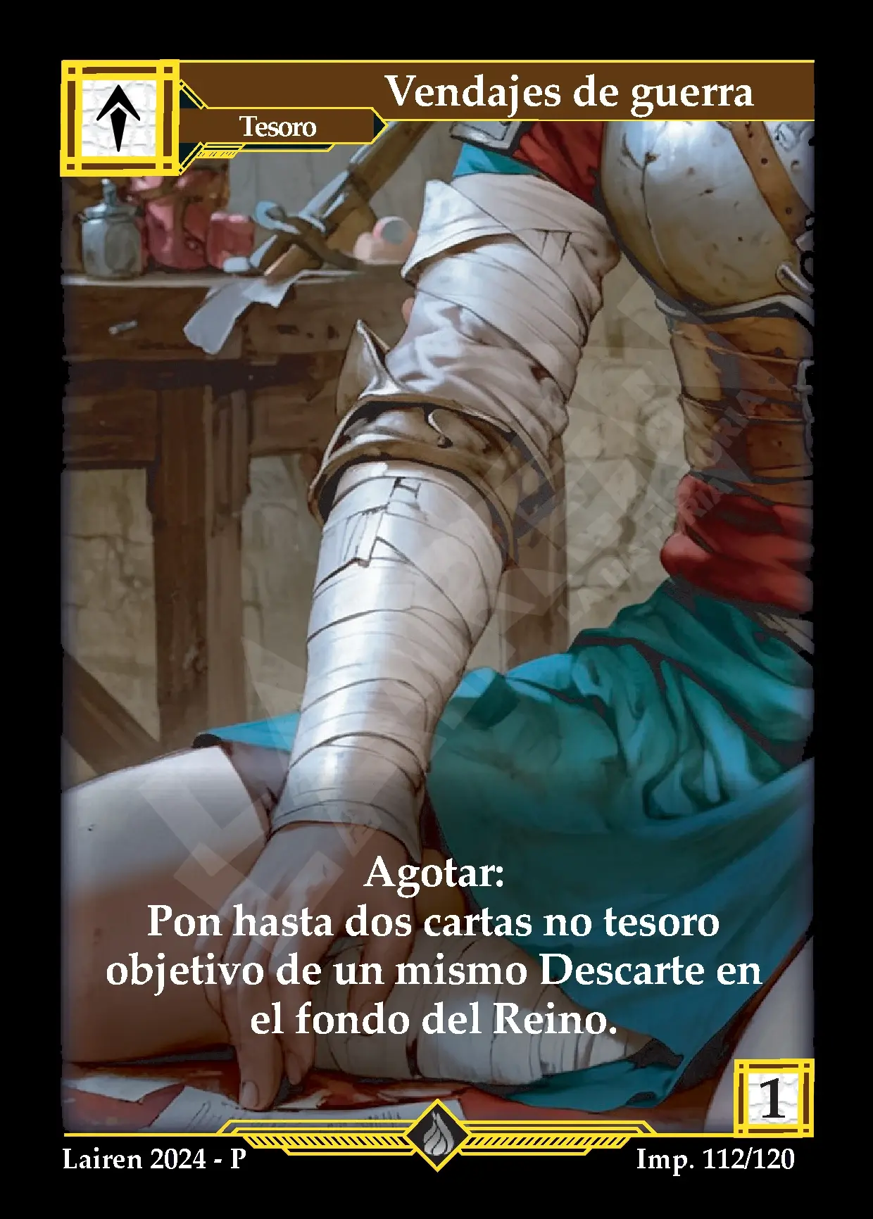 112 VENDAJES DE GUERRA