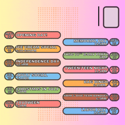 Yellow Green Red and Blue Comics Upcoming Calendar of Events Poster (Instagram Post (45)).