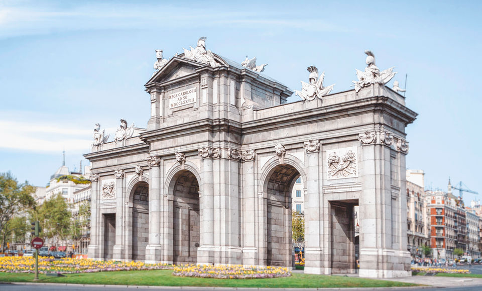 Puerta de Alcalá Madrid Spain historic neoclassical landmark