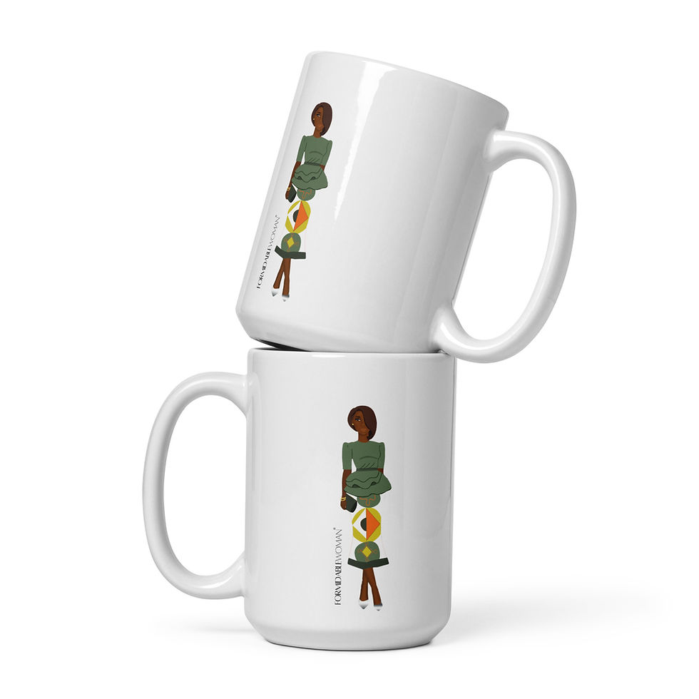 Miniature : Classy Sassy White glossy mug