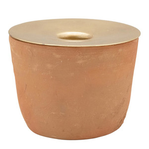TERRACOTTA TAPER HOLDER