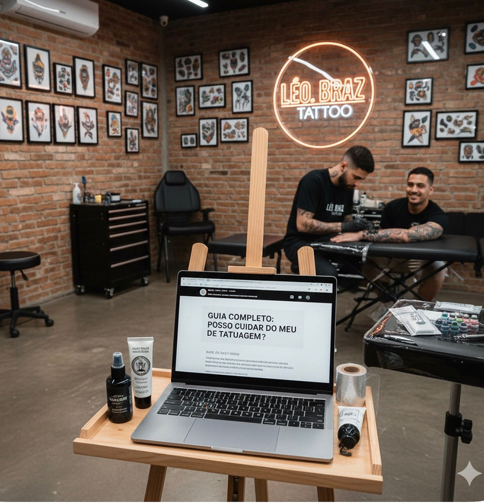 GUIA COMPLETO DE CUIDADOS PÓS TATUAGEM