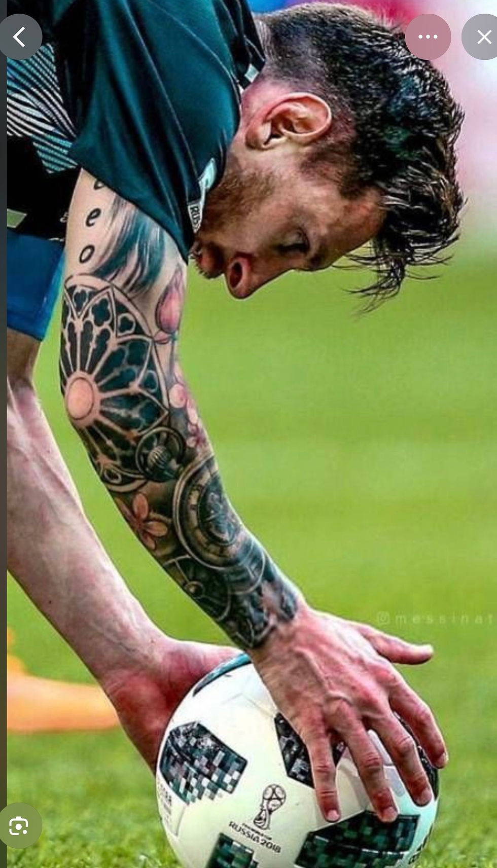 TATUAGEM MESSI