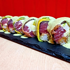 Q. Tuna Ebi Oriental roll