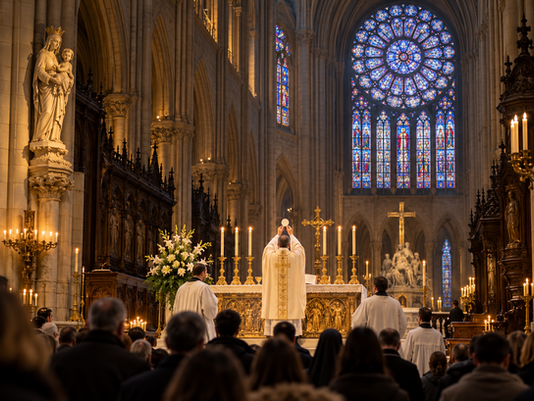 Vidéo - Messe à la Cathédrale Notre-Dame de Paris du 24 octobre 2026