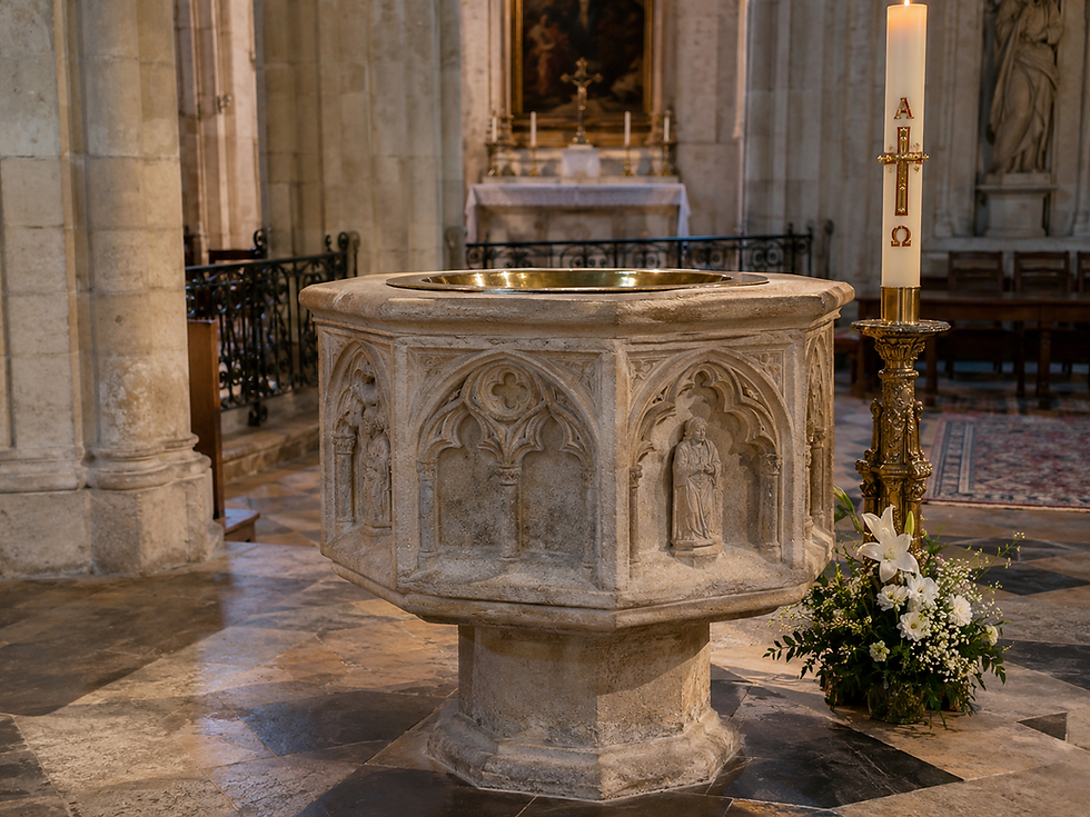 Un baptistère catholique