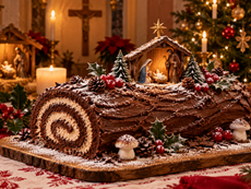La bûche de Noël dans la tradition catholique