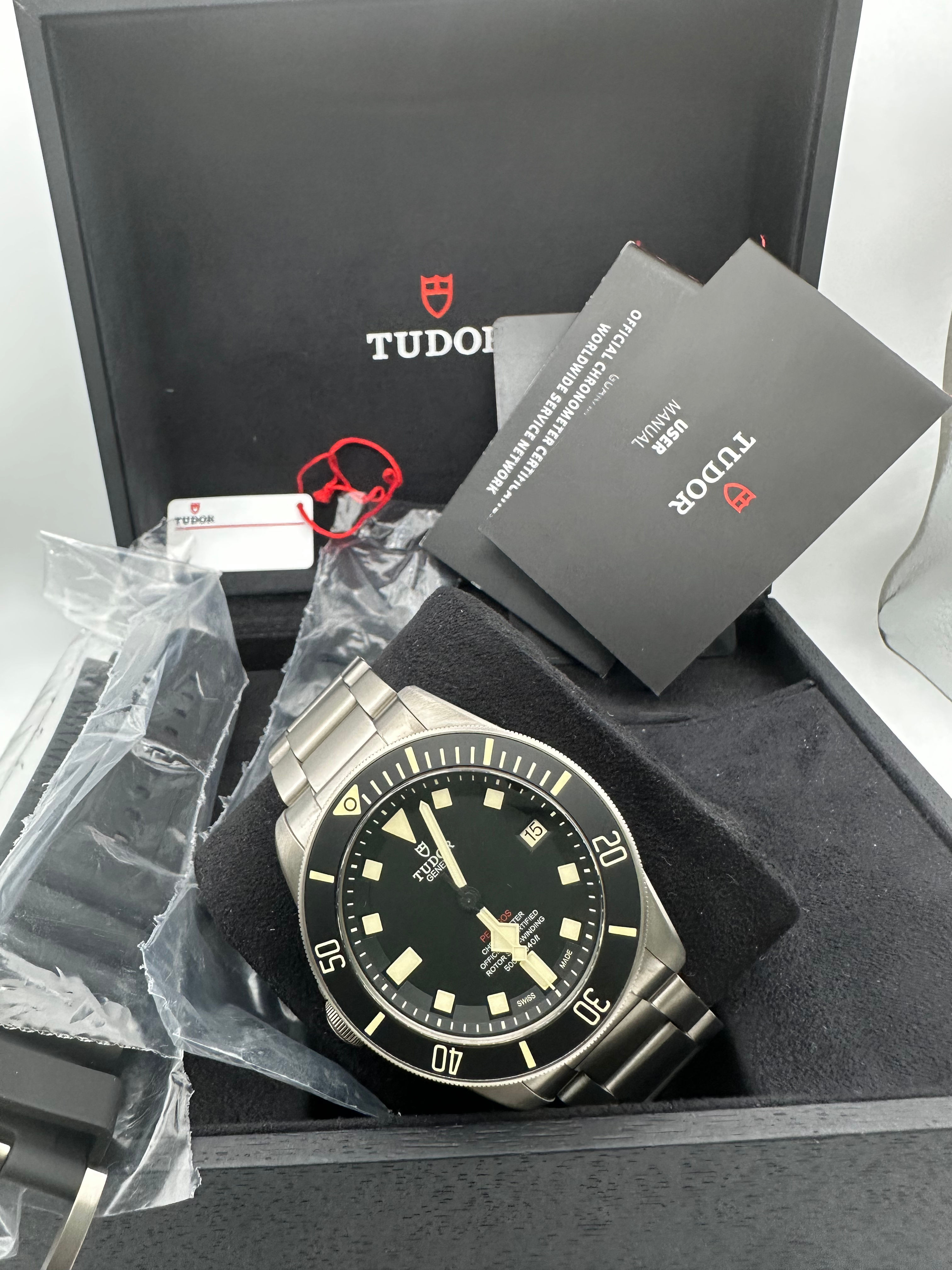 TUDOR Pelagos LHD Men's Black Watch - 25610TNL 42mm Box And Papers 2023 New