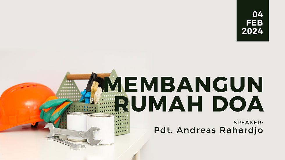 Andreas Rahardjo - Membangun Rumah Doa